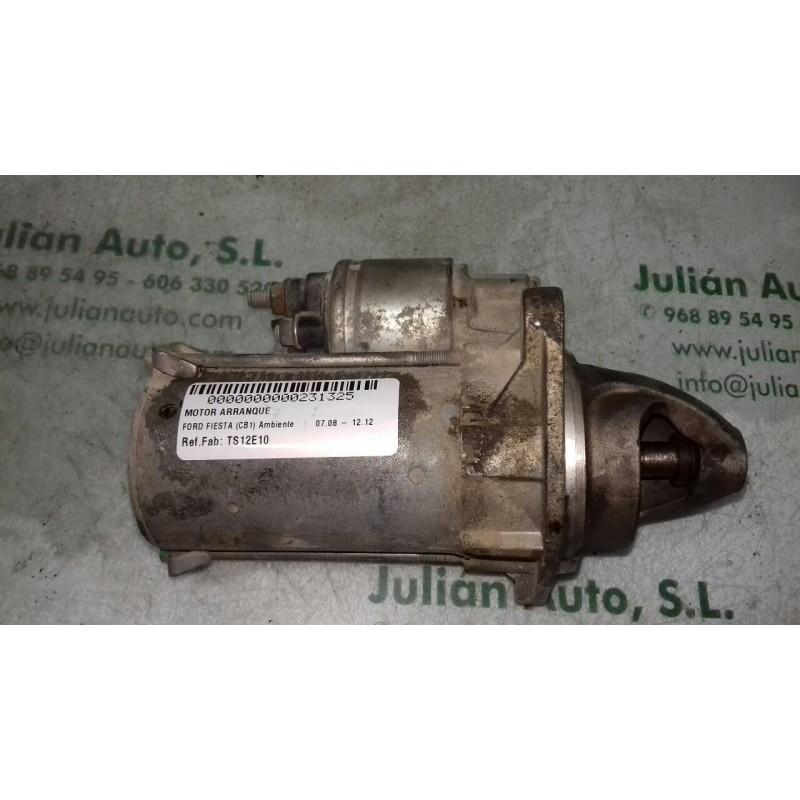 Recambio de motor arranque para ford fiesta (cb1) ambiente referencia OEM IAM TS12E10 8V2111000BD VALEO