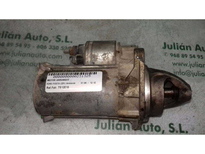 Recambio de motor arranque para ford fiesta (cb1) ambiente referencia OEM IAM TS12E10 8V2111000BD VALEO
