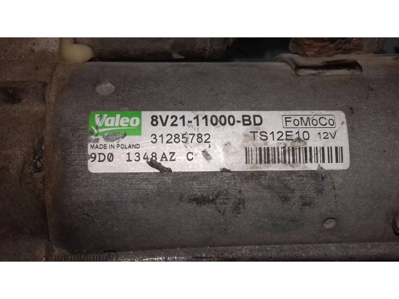 Recambio de motor arranque para ford fiesta (cb1) ambiente referencia OEM IAM TS12E10 8V2111000BD VALEO