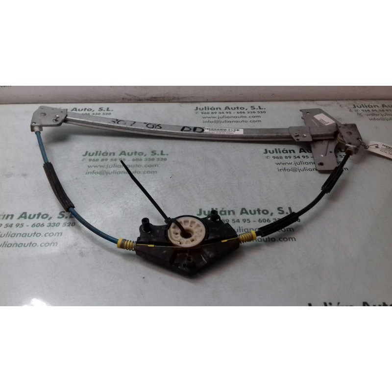 Recambio de elevalunas delantero derecho para peugeot 307 berlina (s2) xs referencia OEM IAM 9634456880  ELECTRICO