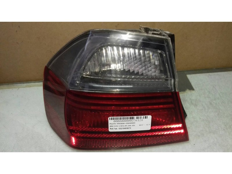 Recambio de piloto trasero izquierdo para bmw serie 3 berlina (e90) 320i referencia OEM IAM 63210406879 0406885 276301L