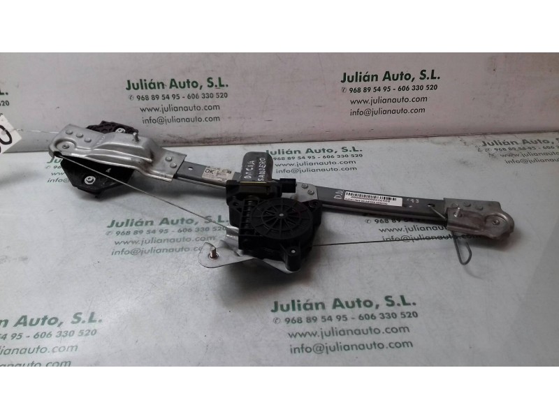 Recambio de elevalunas delantero derecho para dacia sandero stepway referencia OEM IAM D3710  ELECTRICO