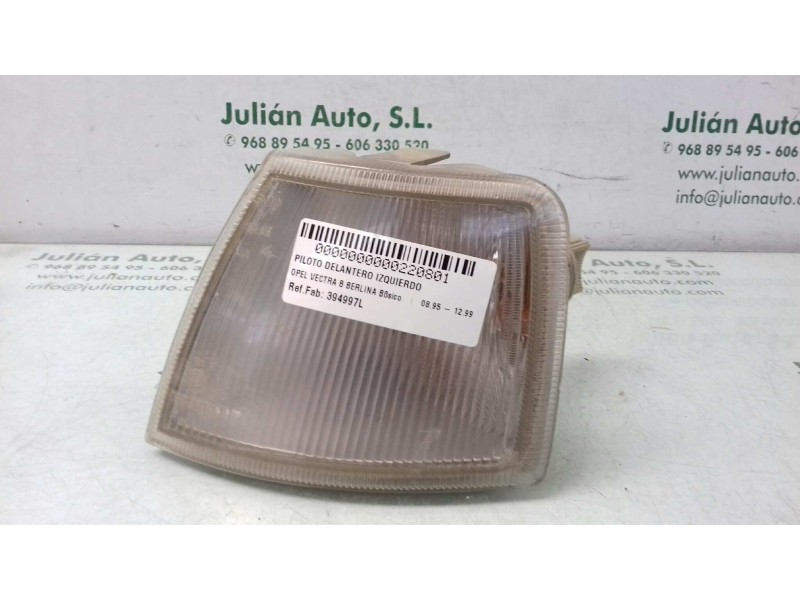 Recambio de piloto delantero izquierdo para opel vectra b berlina básico referencia OEM IAM 394997L  