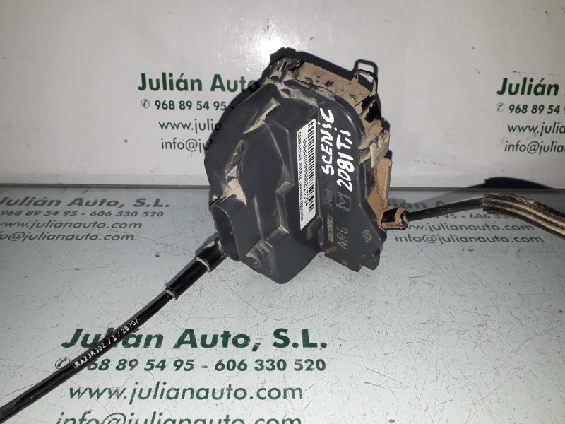 Recambio de cerradura puerta trasera izquierda para renault scenic ii emotion referencia OEM IAM 119333  6 PINES