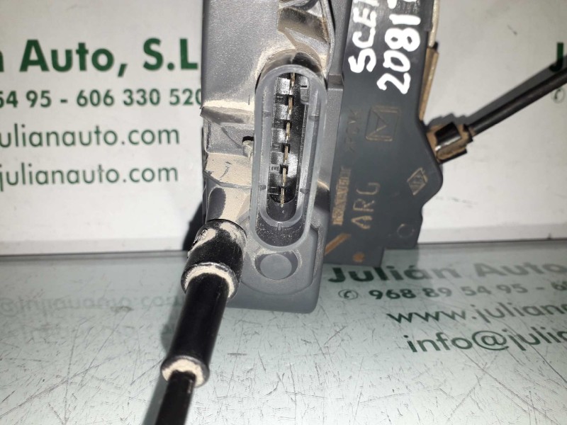 Recambio de cerradura puerta trasera izquierda para renault scenic ii emotion referencia OEM IAM 119333  6 PINES