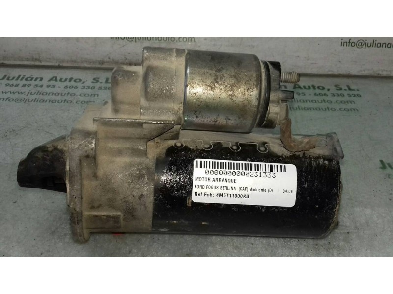 Recambio de motor arranque para ford focus berlina (cap) ambiente (d) referencia OEM IAM 4M5T11000KB 0001109204 BOSCH