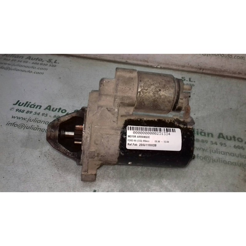 Recambio de motor arranque para ford ka (ccq) básico referencia OEM IAM 2S6U11000DB 0001107418 BOSCH