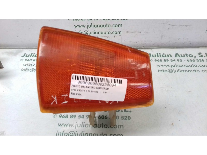 Recambio de piloto delantero izquierdo para opel kadett e gl berlina referencia OEM IAM   
