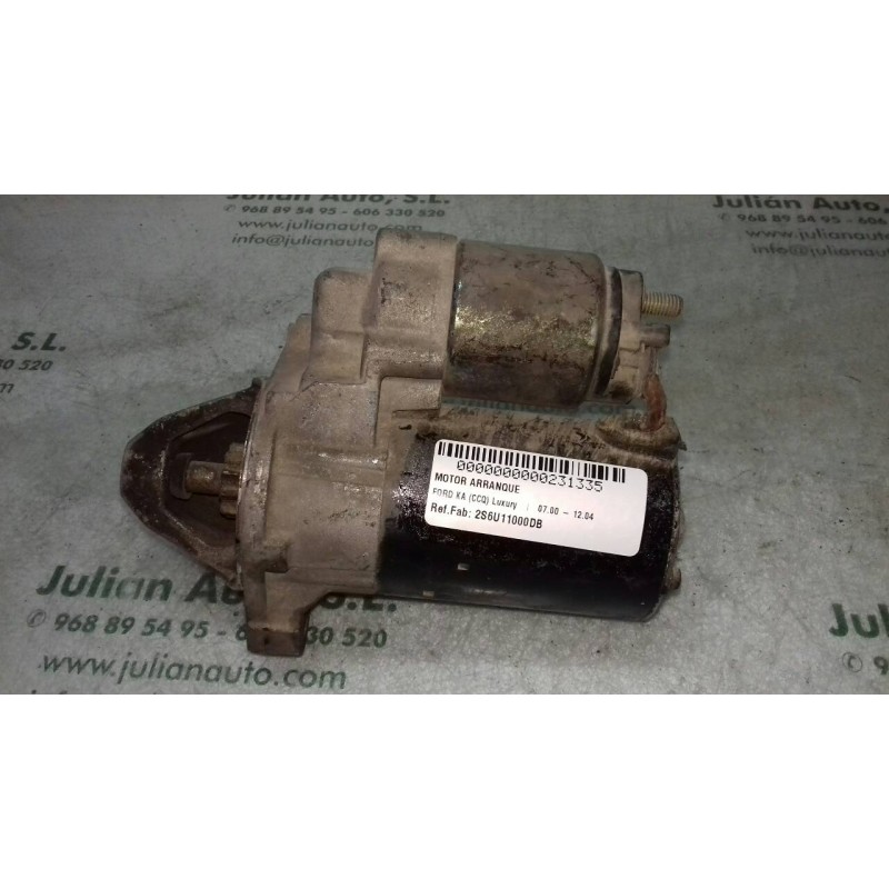 Recambio de motor arranque para ford ka (ccq) luxury referencia OEM IAM 2S6U11000DB 0001107410 BOSCH