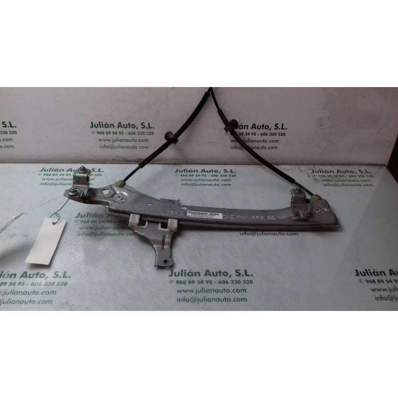 Recambio de elevalunas trasero izquierdo para renault megane iii berlina 5 p dynamique referencia OEM IAM 968710101 827210003R E