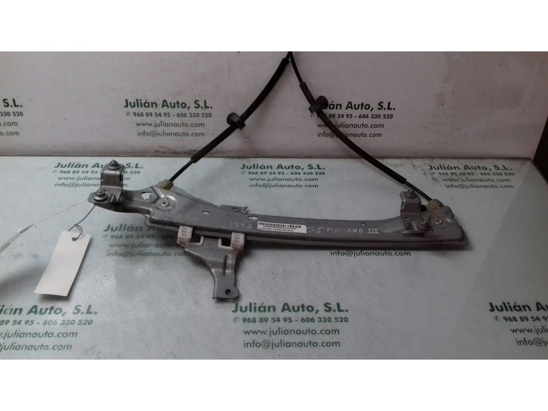 Recambio de elevalunas trasero izquierdo para renault megane iii berlina 5 p dynamique referencia OEM IAM 968710101 827210003R E