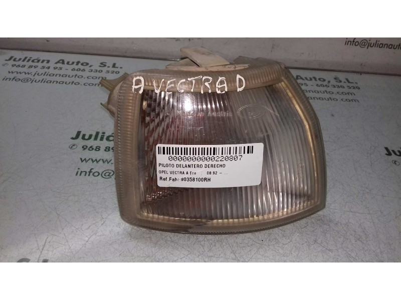 Recambio de piloto delantero derecho para opel vectra a eco referencia OEM IAM 90358100RH  