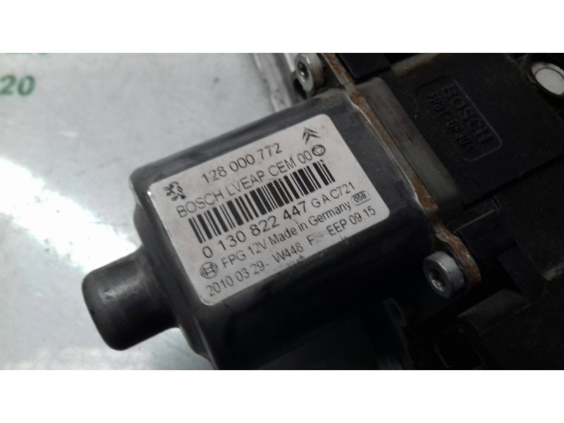 Recambio de elevalunas trasero izquierdo para citroen c5 berlina millenium referencia OEM IAM 128000772 0130822447 ELECTRICO
