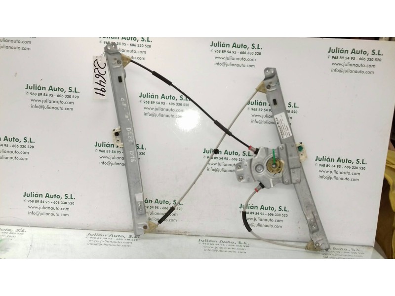Recambio de elevalunas delantero izquierdo para citroen c5 berlina millenium referencia OEM IAM 128000781 0130822444 ELECTRICO