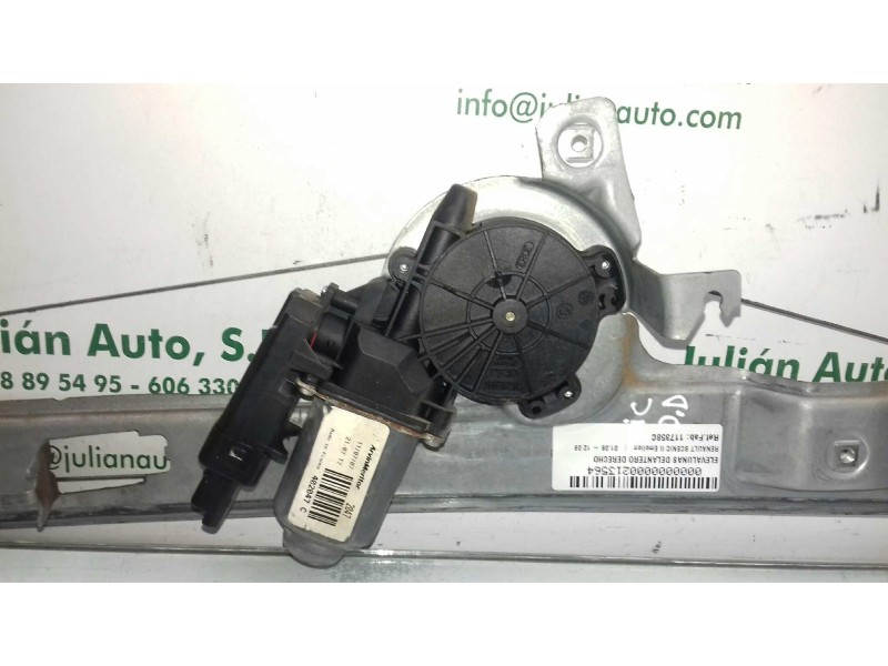 Recambio de elevalunas delantero derecho para renault scenic ii emotion referencia OEM IAM 117358C 440726J4 ELECTRICO