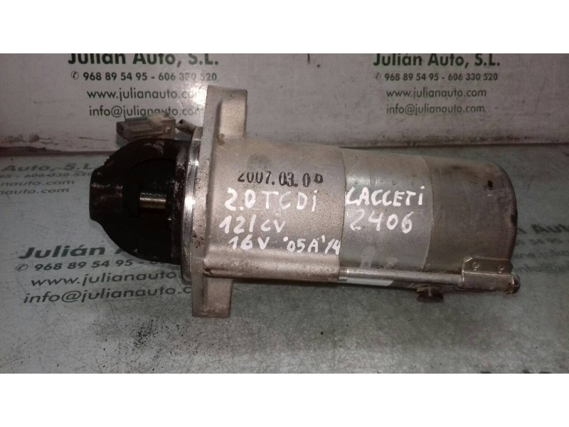 Recambio de motor arranque para chevrolet lacetti cdx referencia OEM IAM   