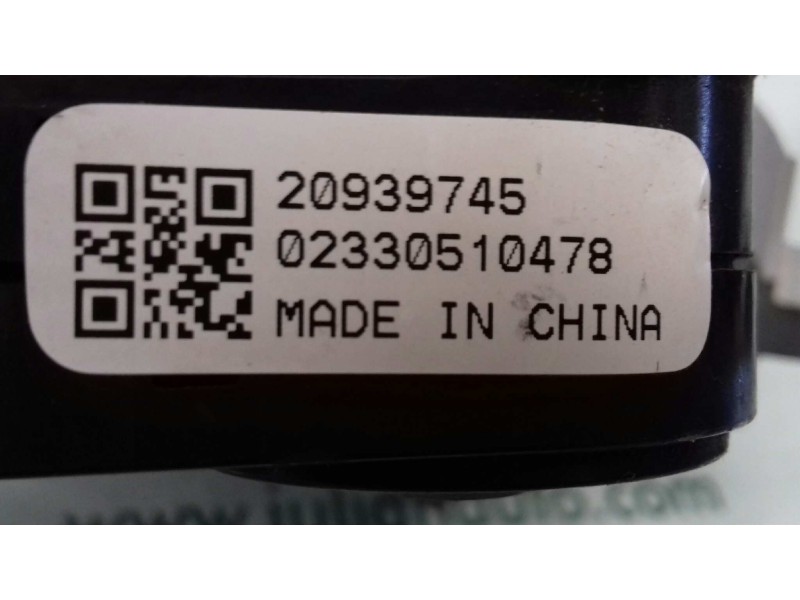 Recambio de conmutador de arranque para opel astra j lim. enjoy referencia OEM IAM 20939745  CONTINENTAL