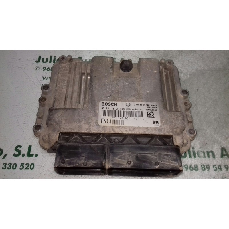 Recambio de centralita motor uce para opel astra h ber. cosmo referencia OEM IAM 0281012548 13216684PF KIT - BOSCH
