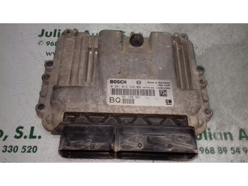 Recambio de centralita motor uce para opel astra h ber. cosmo referencia OEM IAM 0281012548 13216684PF KIT - BOSCH