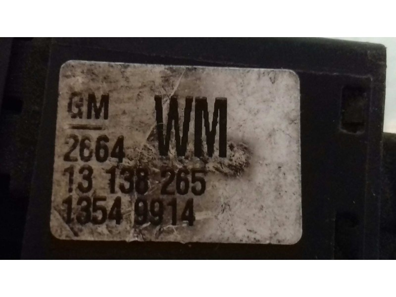 Recambio de interruptor para opel vectra c berlina comfort referencia OEM IAM 13138265 5 PINES CONTROL TRACCION