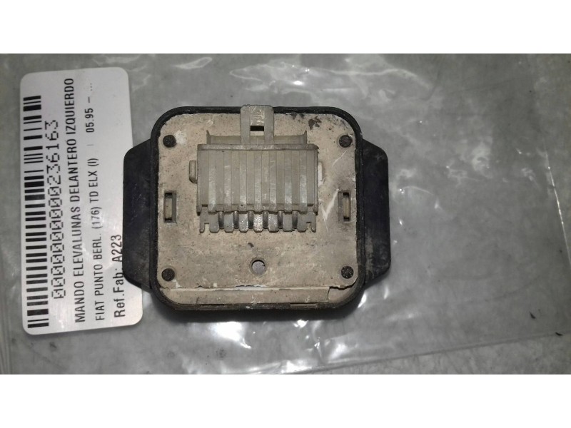 Recambio de mando elevalunas delantero izquierdo para fiat punto berl. (176) td elx (i) referencia OEM IAM A223   Recambio de mando elevalunas delantero izquierdo para fiat punto berl. (176) td elx (i) referencia OEM IAM A223