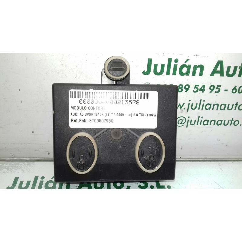 Recambio de modulo confort para audi a5 sportback (8t) 2.0 tdi (110kw) referencia OEM IAM 8T0959795Q 8T0959795H TRAS-DERECH