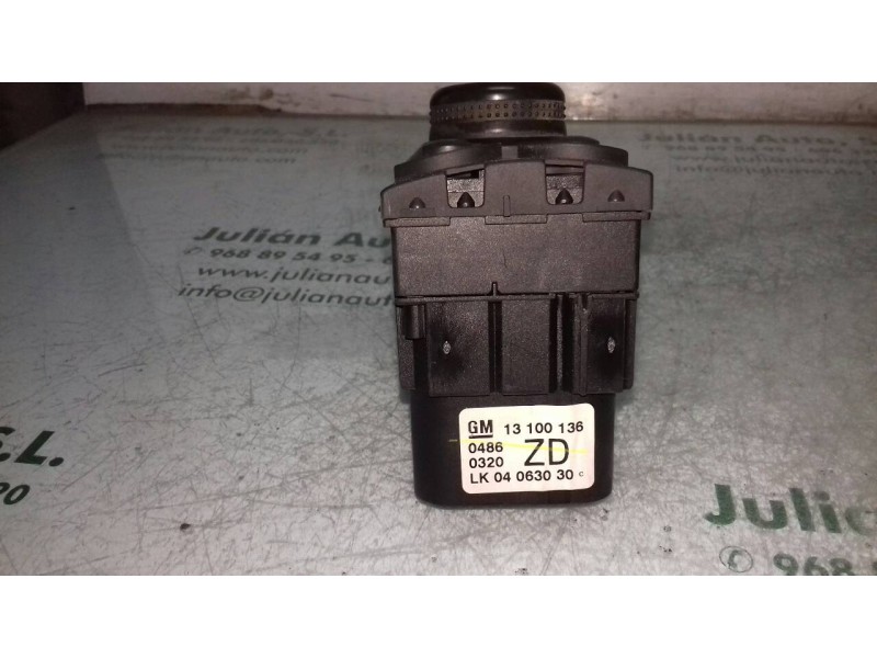 Recambio de mando luces para opel astra h ber. cosmo referencia OEM IAM 13100136  6+6 PINES