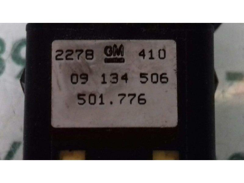 Recambio de interruptor para opel vectra b berlina básico (1999) referencia OEM IAM 09134506 501776 LUNA TERMICA