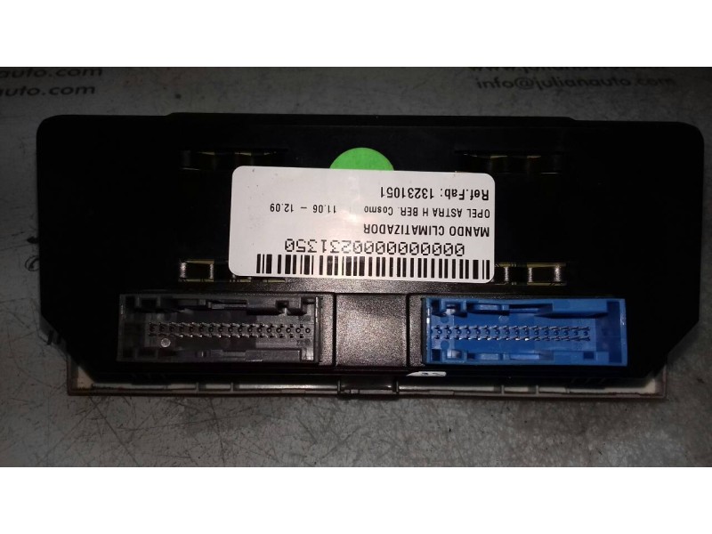 Recambio de mando climatizador para opel astra h ber. cosmo referencia OEM IAM 13231051 901512680000 