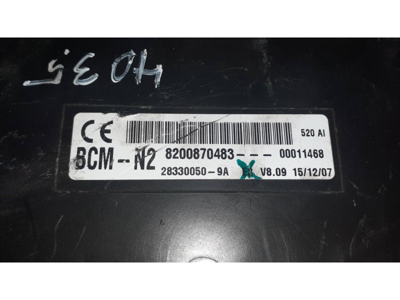 Recambio de centralita motor uce para renault kangoo dynamique referencia OEM IAM 8200399038 8200013185 KIT - DELPHI