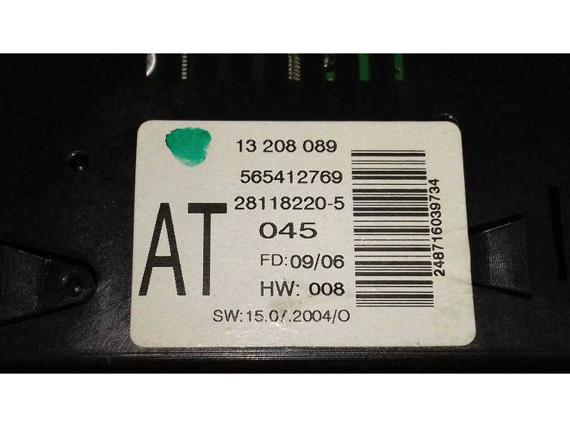 Recambio de mando multifuncion para opel astra h ber. cosmo referencia OEM IAM 13208089 281182205 565412769