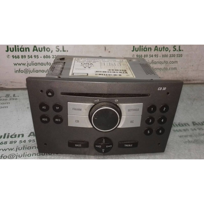 Recambio de sistema audio / radio cd para opel astra h ber. cosmo referencia OEM IAM 13190856 7644221310 13190856YY