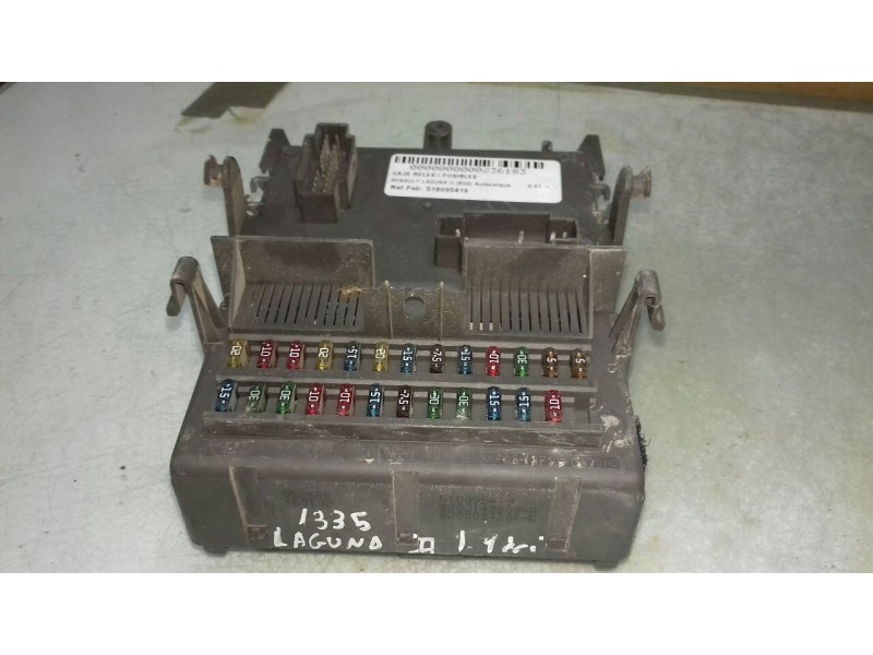 Recambio de caja reles / fusibles para renault laguna ii (bg0) authentique referencia OEM IAM 518095419 052508 160102