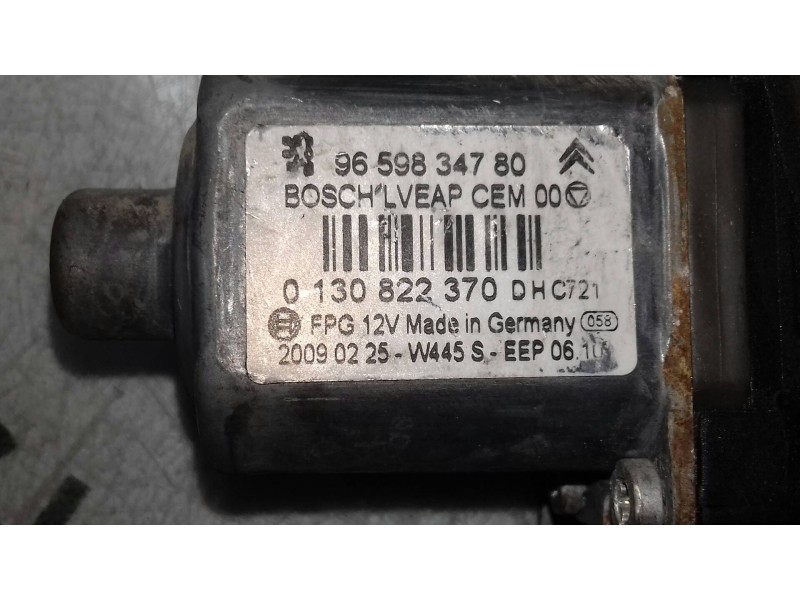Recambio de elevalunas trasero derecho para peugeot 308 active referencia OEM IAM 9659826680 6 PINES ELECTRICO
