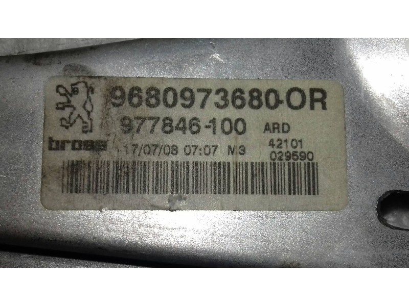 Recambio de elevalunas trasero derecho para peugeot 308 sw confort referencia OEM IAM 9680973680 962926102 ELECTRICO