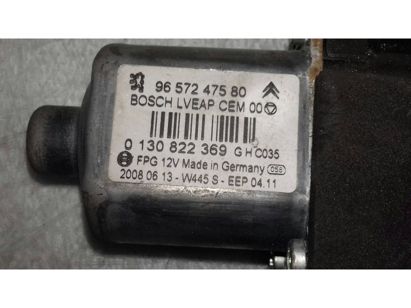 Recambio de elevalunas delantero izquierdo para peugeot 308 sw confort referencia OEM IAM 9659826980 9657247580 ELECTRICO