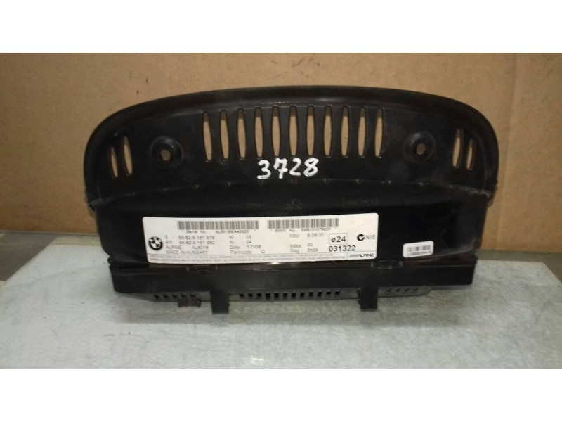 Recambio de pantalla multifuncion para bmw serie 3 berlina (e90) 320i referencia OEM IAM 65829151979 65829151980 AL601680445826
