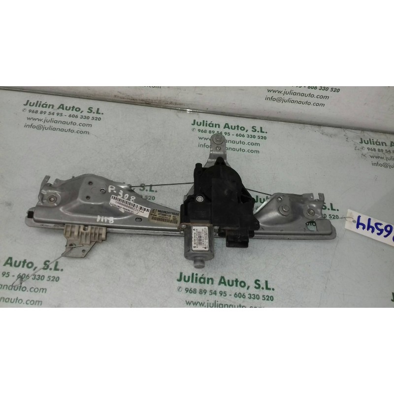 Recambio de elevalunas trasero izquierdo para peugeot 308 confort referencia OEM IAM 9659826780 977839102 ELECTRICO