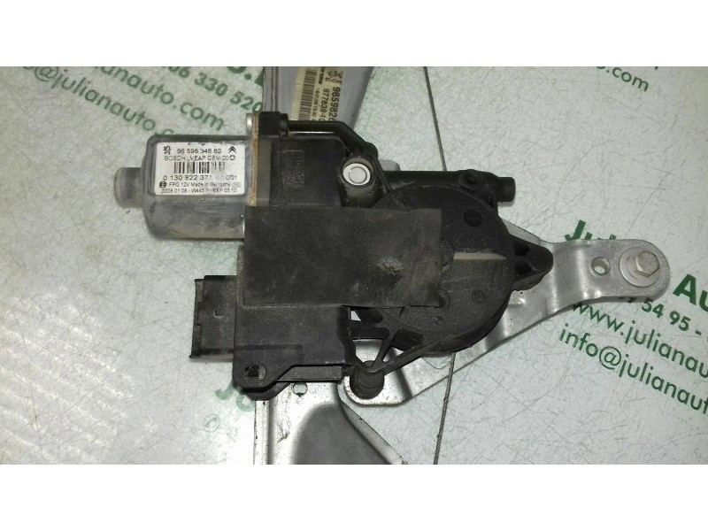 Recambio de elevalunas trasero izquierdo para peugeot 308 confort referencia OEM IAM 9659826780 977839102 ELECTRICO