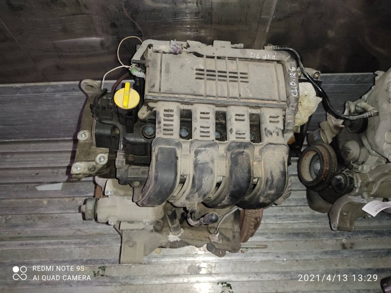 Recambio de motor completo para renault clio ii fase ii (b/cb0) authentique referencia OEM IAM D4F712  