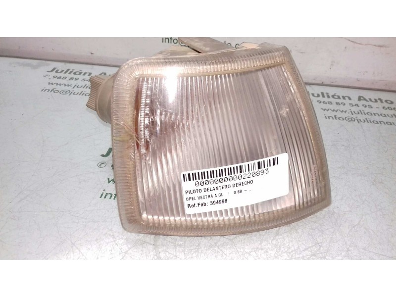 Recambio de piloto delantero derecho para opel vectra a gl referencia OEM IAM 394998  