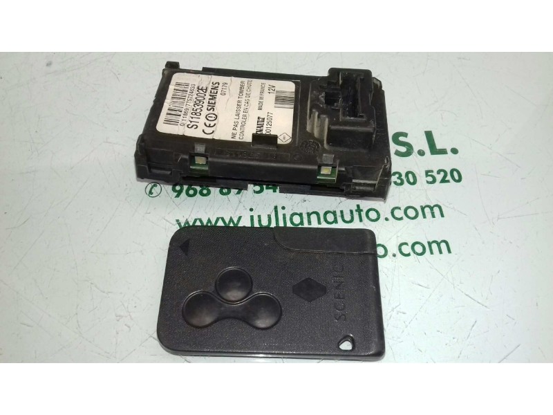 Recambio de centralita motor uce para renault scenic ii emotion referencia OEM IAM 8200804775 S122326113A KIT - SIEMENS