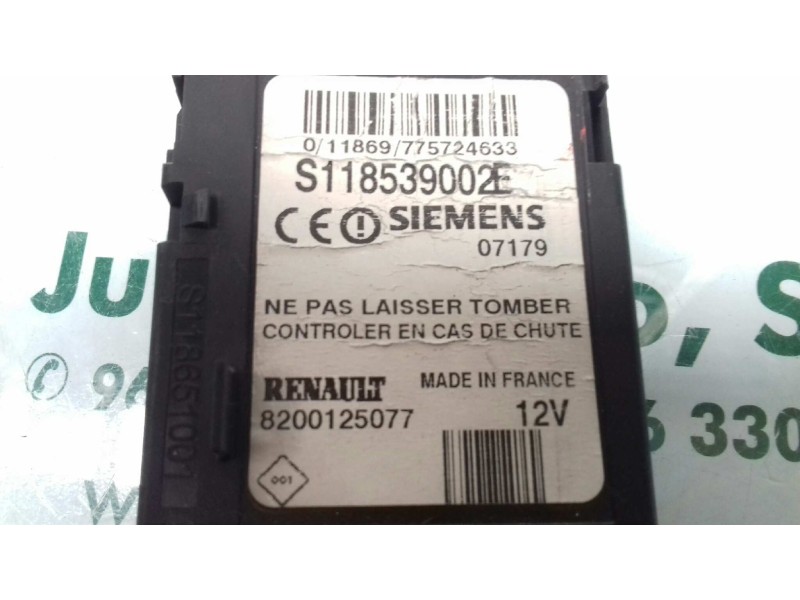 Recambio de centralita motor uce para renault scenic ii emotion referencia OEM IAM 8200804775 S122326113A KIT - SIEMENS