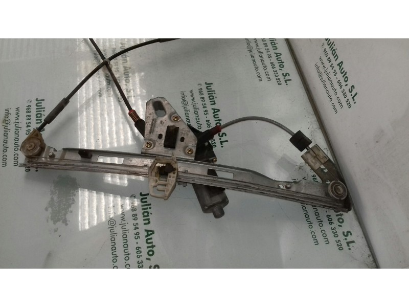 Recambio de elevalunas delantero derecho para peugeot 206 berlina look referencia OEM IAM 0134N4S 2 PINES ELECTRICO