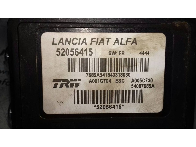 Recambio de abs para fiat 500 l (330) s-design referencia OEM IAM 52056415 A001G704 54087689A