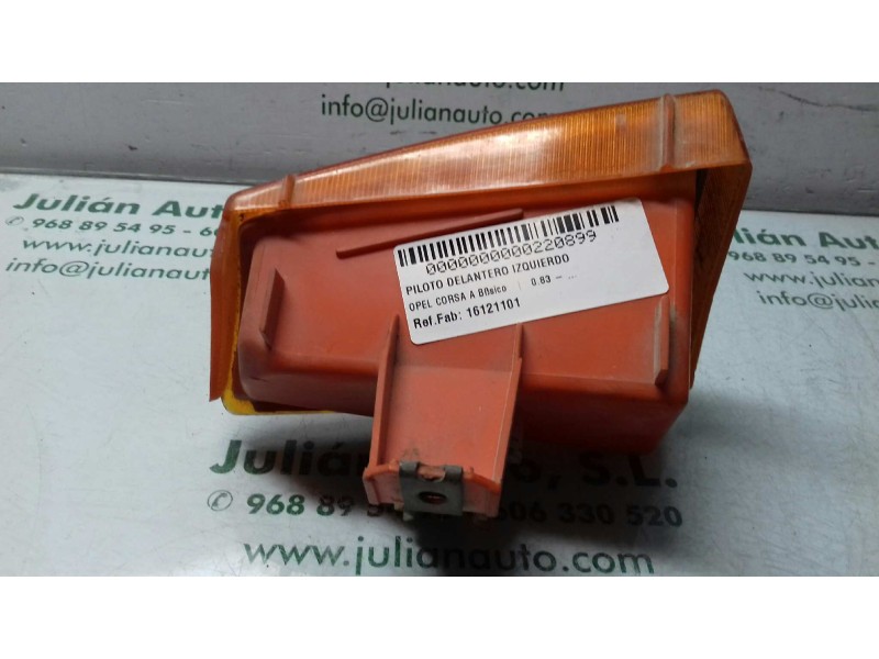 Recambio de piloto delantero izquierdo para opel corsa a básico referencia OEM IAM 16121101  