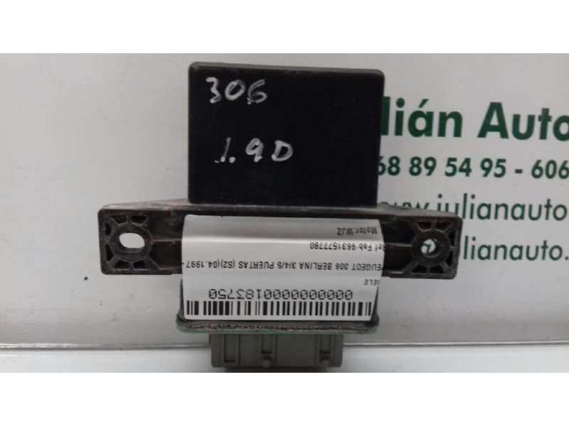 Recambio de rele para peugeot 306 berlina 3/4/5 puertas (s2) style referencia OEM IAM 9631577780  