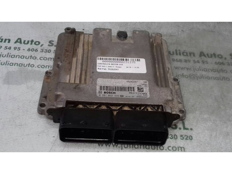 Recambio de centralita motor uce para fiat 500 l (330) s-design referencia OEM IAM 55282567 0281032339 BOSCH