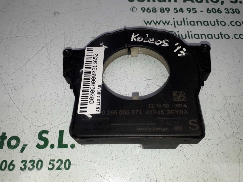 Recambio de anillo airbag para renault koleos dynamique referencia OEM IAM 0265005571 479453FY0A 