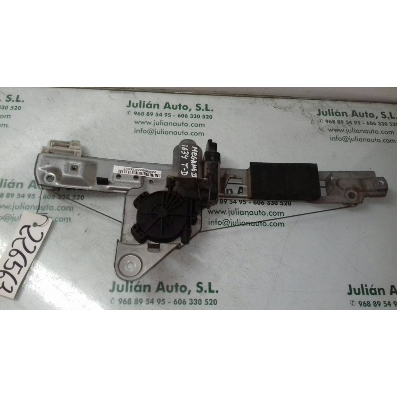 Recambio de elevalunas trasero derecho para renault megane ii berlina 5p dynamique referencia OEM IAM 19001178 6 PINES ELECTRICO